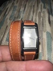Reloj SUNset Vintage Acero Inoxidable Doble Correa Cuero BATERÍA ENERGIZANTE NUEVA A+++⌚️ - Imagen 1 de 20