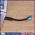 ~ USB to PS2 Cable Male to Female PS/2 Adapter Converter Extension Cable