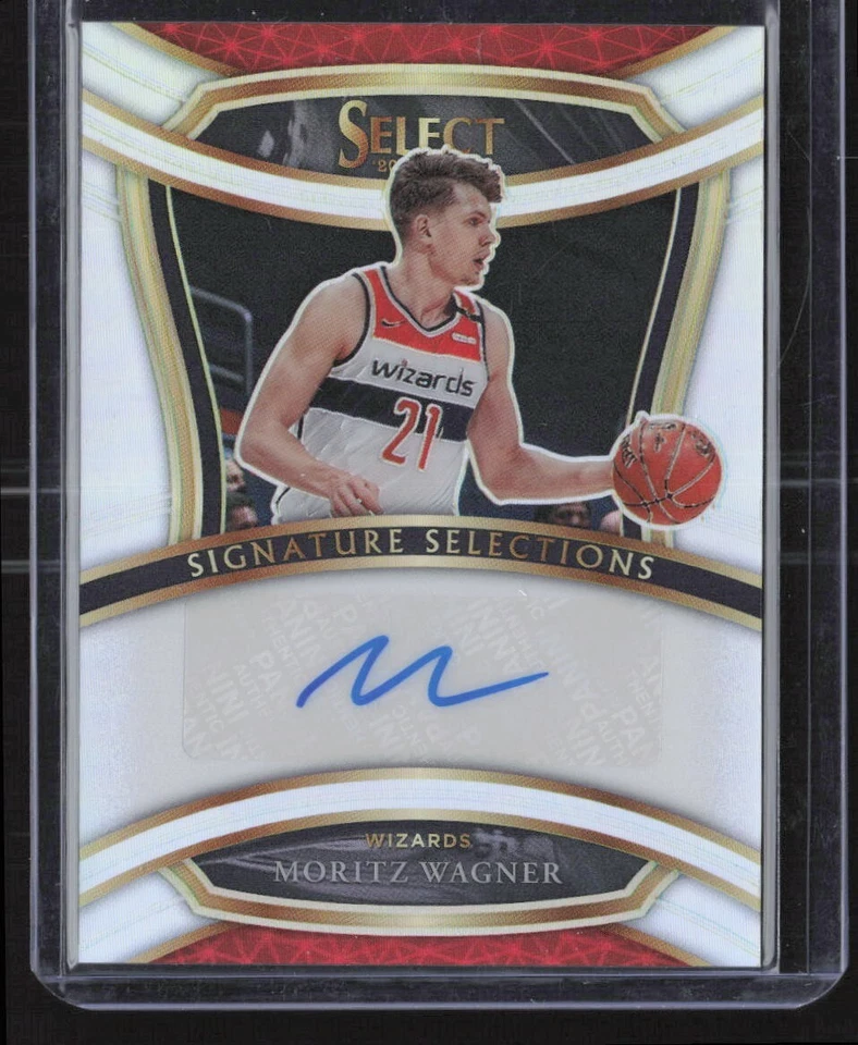 2020-21 Panini Select Moritz Wagner Signature Selections Silver Prizm #SIS-MWG - Image 1 of 3