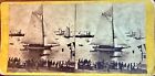 Rare+1860+Fourth+July+Regatta+%23442+Sailboat+Instantaneous+Stereoview+by+Anthony