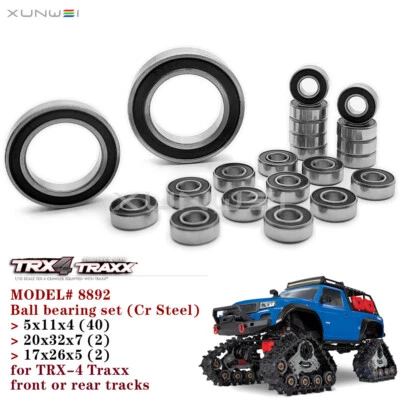 22pcs Ball Searing Set 8892 Chrome Steel 5196A for Traxxas 1/10 TRX-4 Traxx 8880 - Image 1 of 4