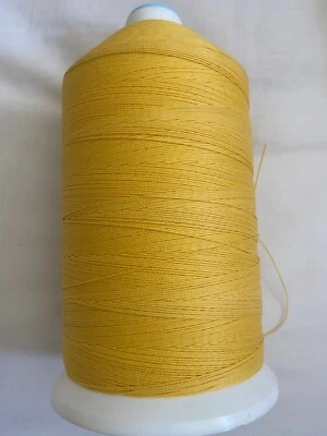 Glace Polycotton Corespun Thread - Somac - Yellow 503 - Ticket 12 - 2,500 mtr - Image 1 of 4