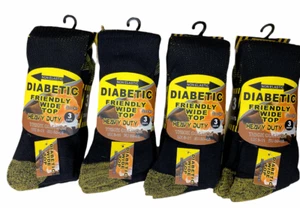 Mens Work socks Diabetic Thermal Athlete Sports Walk Heavy duty socks lot 6-11 - Picture 1 of 5