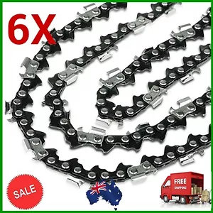 6X CHAINSAW CHAIN 3/8LP 043 44DL SUIT FOR Stihl HT75 HT101 HT131 Pole Saw - Picture 1 of 3