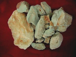 Turquoise Rough Natural NoTreatment Blue Green Rough Tocantins Brazil Sample - Picture 1 of 1