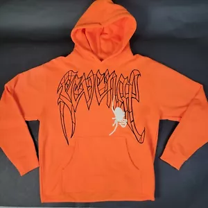 Sudadera con Capucha Oficial King Von X Revenge Spider Halloween Naranja Talla Mediana - Imagen 1 de 11