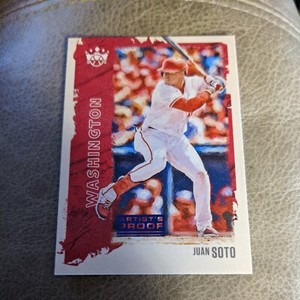 2021 Diamond Kings Artist Proof Juan Soto #87 Nationals
