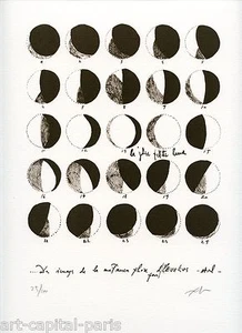 TEXIER RICHARD LITHOGRAPHIE MIT BLEISTIFT SIGNIERT NUM/100 HANDSIGNED NUMB LITHOGRAPH - Bild 1 von 3
