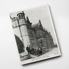 A3 Print - Vintage Staffordshire - Students Outside Hall, Keele University