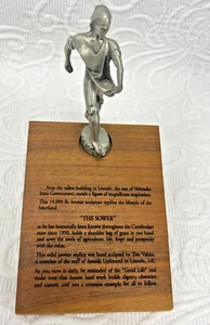 Tim Valdez - Awards Unlimited - "The Sower" 5" Plaque - Pewter - Picture 1 of 5