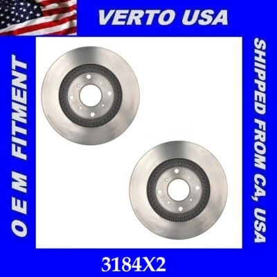 Rotores de freio dianteiro para Acura Legend 1987-1988-1989-1990 - Imagem 1 de 2