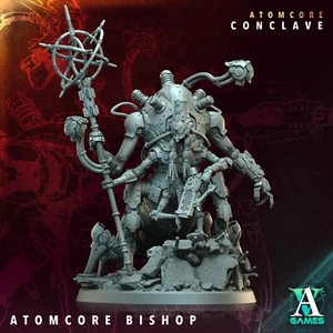 Bishop of the Atomcore/TTRPG/Wargaming/Grimdark/Archvillain Games - Imagen 1 de 2