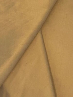 Silk Solid Taffeta NUGGET Home Decor High End Drapery Pillow Sewing Fabric BTY - Image 1 of 4