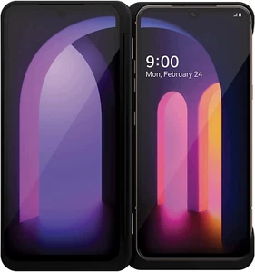 Urbanx Dual Screen Case for LG V60 Thinq 5G with Type-C Adapter - Black - Picture 1 of 8