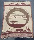 The Lion King Circle Of Life Logo Woven Tapestry Throw Blanket Disney