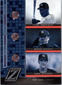2005 Donruss Zenith #M-16 Gary Sheffield, Hideki Matsui, Mike Mussina Mozaics - Picture 1 of 2