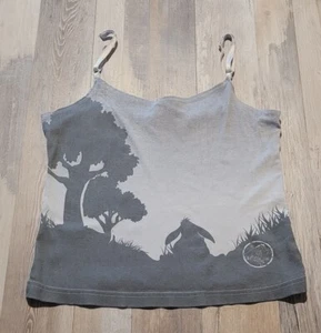 Vintage Pooh Eeyore T Shirt Womens L Jerry Leigh Aop All Over Print - Picture 1 of 5