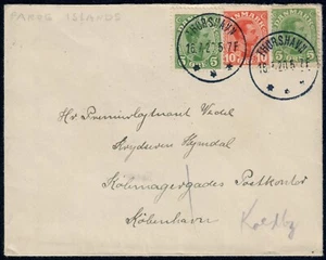 FAROE ISLANDS. 1920. Cover from Thorshavn to Krydseren Hejmdal (PK2643) - Picture 1 of 1