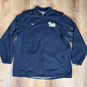 Nike Pitt Panthers Men’s XXXL 3XL Navy Full Zip Jacket Pittsburgh University - Picture 1 of 6