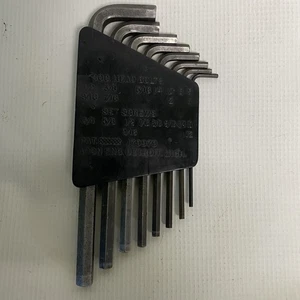Acon Eng Detroit Hex Key Set Vintage Allen Wrenches With Tap Index SAE - Picture 1 of 4