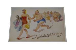 Lengauer Karte Munchen 1950s Postcard Circulatory Disorder No 3063a - Picture 1 of 3