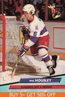 1992-93 Ultra #241 Phil Housley Winnipeg Jets Hockey - Image 1 of 2