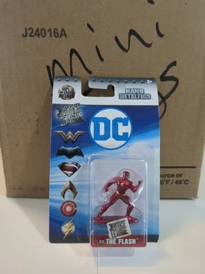 Figura Diecast DC Nano Metalfigs 1.5 Pulgadas - The Flash (Liga de la Justicia) Foto 1 de 4