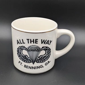 Tazza bianca - Esercito - Fort Benning, GA - Fanteria - Logo - Foto 1 di 4
