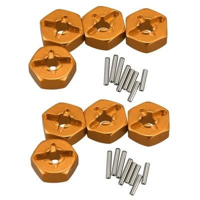 8X Aluminum Alloy 12mm Combiner Wheel Hub Hex Adapter Upgrades for  1440017803 - Image 1 of 4