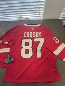 Camiseta Sidney Crosby Team Canada roja para hombre talla mediana (50) NUEVA - Imagen 1 de 8