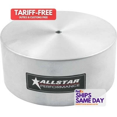 Allstar ALL26044, One Natural Aluminum Alum Carb Hat Deluxe Performance Parts - Image 1 of 4