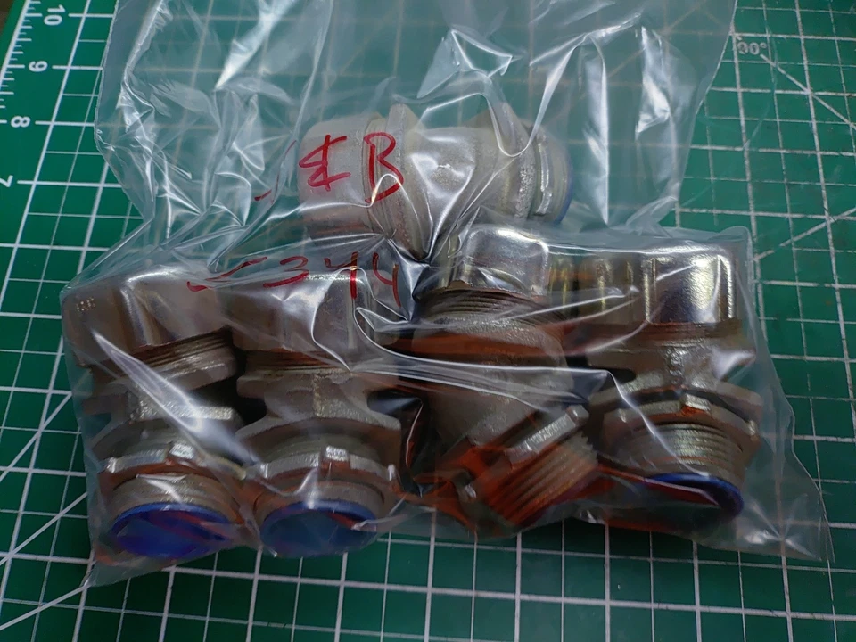 (5) T & B 5344 1" hermético líquido 45° codo aislado conector accesorio para FMC Foto 1 de 1