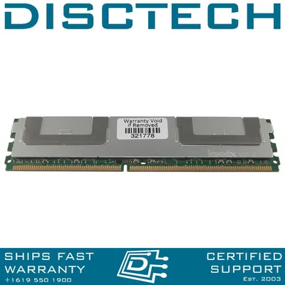 Hynix 4GB PC2-5300 DDR2-667MHz ECC Buffered CL5 240-Pin DIMM Dual Rank Memory - Image 1 of 3