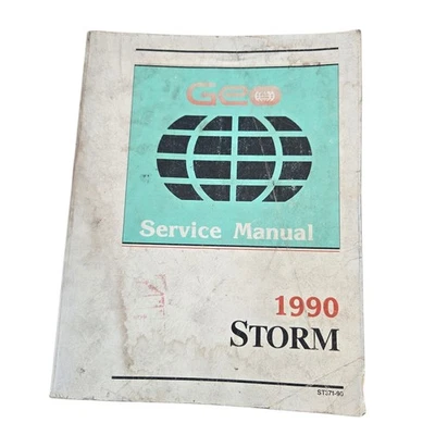 Geo Storm Service Manual ST371-90 1990 OEM GM Shop Book Foto 1 de 4