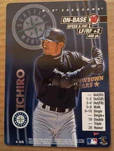 2001 MLB Showdown ICHIRO SUZUKI #5/6 RC Rookie "Showdown Stars" Promo - Picture 1 of 2