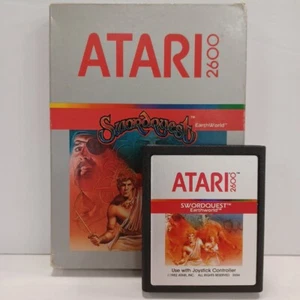 SWORDQUEST EARTHWORLD for ATARI 2600 CARTRIDGE in BOX 1982 - Picture 1 of 7