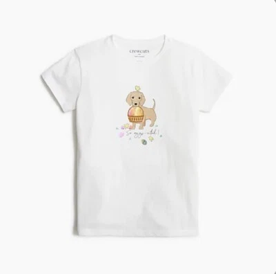 Crewcuts Girls' dog graphic tee Size L 10-11 - Image 1 of 3