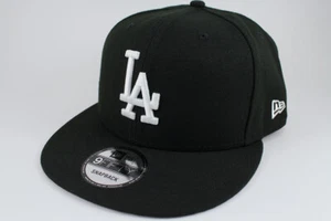 NEW ERA 9FIFTY BASIC SNAPBACK HAT CAP MLB LOS ANGELES LA DODGERS BLACK ADULT MEN - Picture 1 of 7