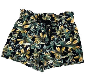 Ana Linen Shorts Womens Size M Floral Cottagecore Fairycore Boho Coastal Resort - Picture 1 of 11