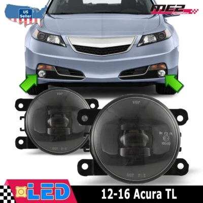 Luz antiniebla para parachoques transparente Acura TL 2012-2014 lámpara LED de repuesto izquierda derecha Foto 1 de 4