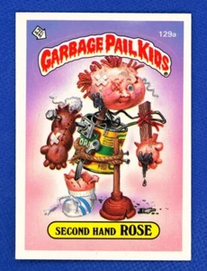 1986 Topps Garbage Pail Kids Series 4 # 129a Second Hand Rose - Picture 1 of 2