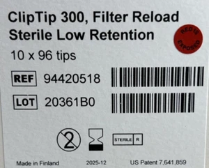 Thermo Scientific Clip Tip 300, Filter Sterile Low Retention 10x96 Tips 94420518 - Picture 1 of 6