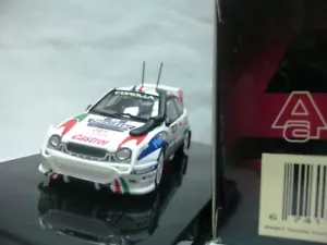 WOW ESTREMAMENTE RARO TOYOTA COROLLA WRC 4 AURIOL 2ND SAFARI 1999 1:43 AUTO ART-HPI - Foto 1 di 6