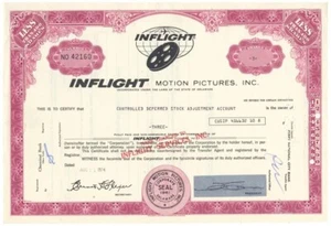 2 DIFF STOCKS of AVIATION MOVIE PIONEER INFLIGHT SERVICES/MOTION PICTURES $11.99 - Picture 1 of 3