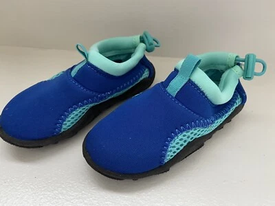 Lands End Kids Children's Slip on Aqua Socks Blue Water Shoes Sz XXS 5-6 NIB - Image 1 of 4