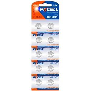 10x Pila PKCell AG3 LR41 LR736 392A GP92A G3 SR41 WV392 384 SG3 SR736 1,5V Pile - Imagen 1 de 1