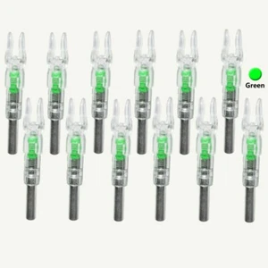 3/6/12Pcs Automatic LED Lighted Nocks Archery Arrows ID 6.2mm Arrow Nock Tail - Picture 1 of 23
