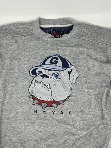 Vintage Georgetown Univesity Hoyas Bulldog Mascot Galt Sand Crewneck (S) Cover