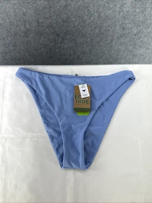 NWT Volcom Women's Size Medium Simply Seamless Skimpy Bikini Bottom Blue $42 - Image 1 of 4