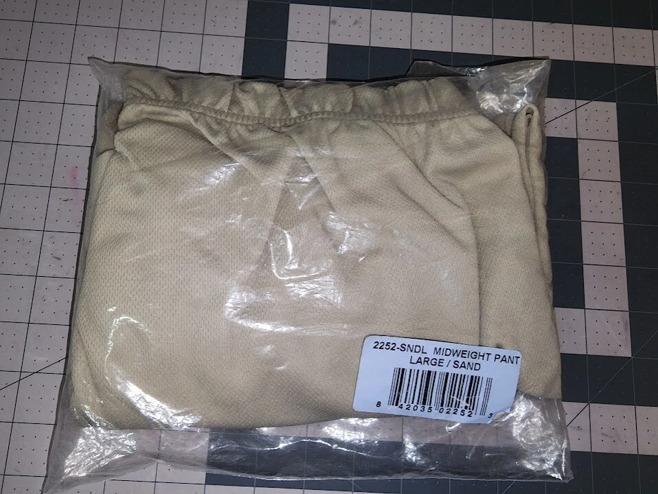 Pants Size Large USGI 2252-United SNDL Midweight Base Layer Sand -  NWT - Image 1 of 2
